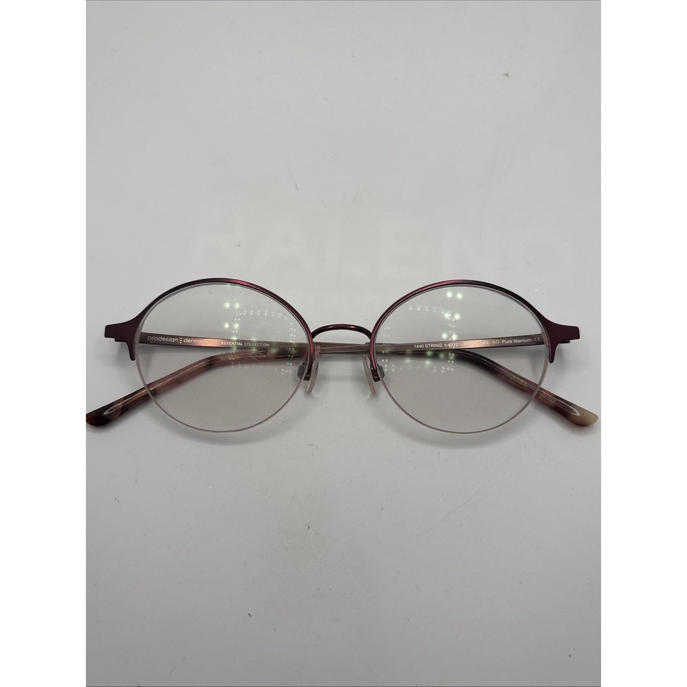 Prodesign Denmark Eyeglasses 1400 String c.4932 Purple Frames 48-17-140mm #C212